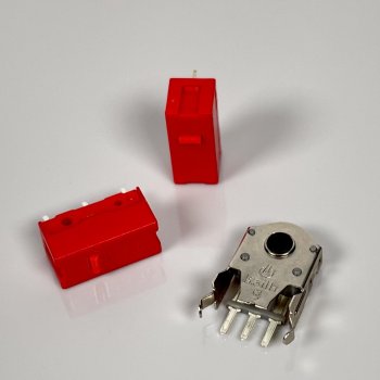 Repairkit Kailh 2x Switch GM 4.0 & 1x Scroll-Wheelencoder 9mm dustfree für Mäuse